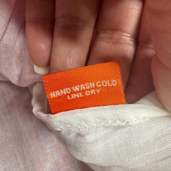 Oliphant Ruffle Neck Midi Dress pebble lilac coral print pink flounce - Picture 8 of 11